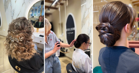 coiffure mariage Barr chignon mariée bohème et coiffure élégante réalisée en salon